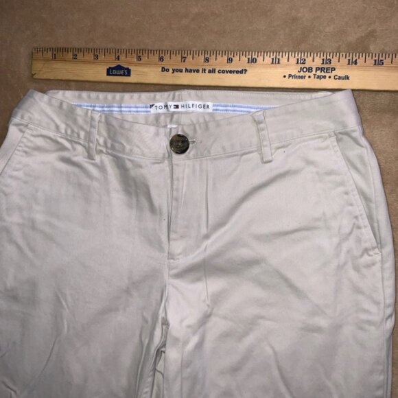 Tommy‎ Hilfiger Women Sz 6 Khakis Flair Bottom Y2K Pocket Dress Pants (P) - Picture 4 of 8